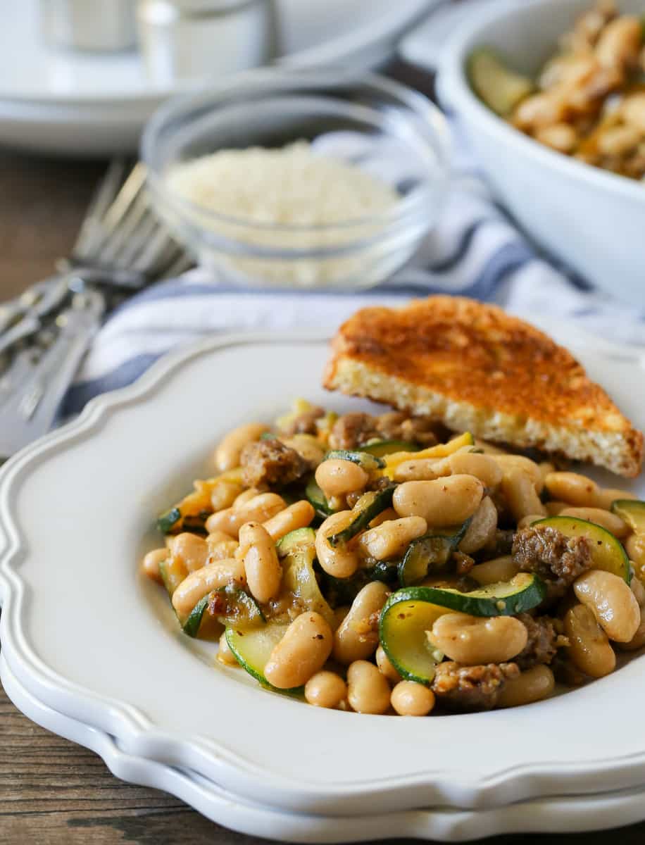 Harris Teeter Meal Plan Sausage Zucchini White Beans
