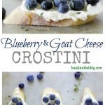 Blueberry Crostini Collage