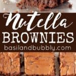 Salted Nutella Brownie Recipe
