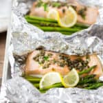 salmon foil packets with asparagus