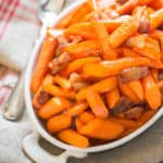 maple bacon roasted carrots