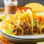 healthy beef tacos