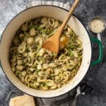 orecchiette pasta with broccoli sauce