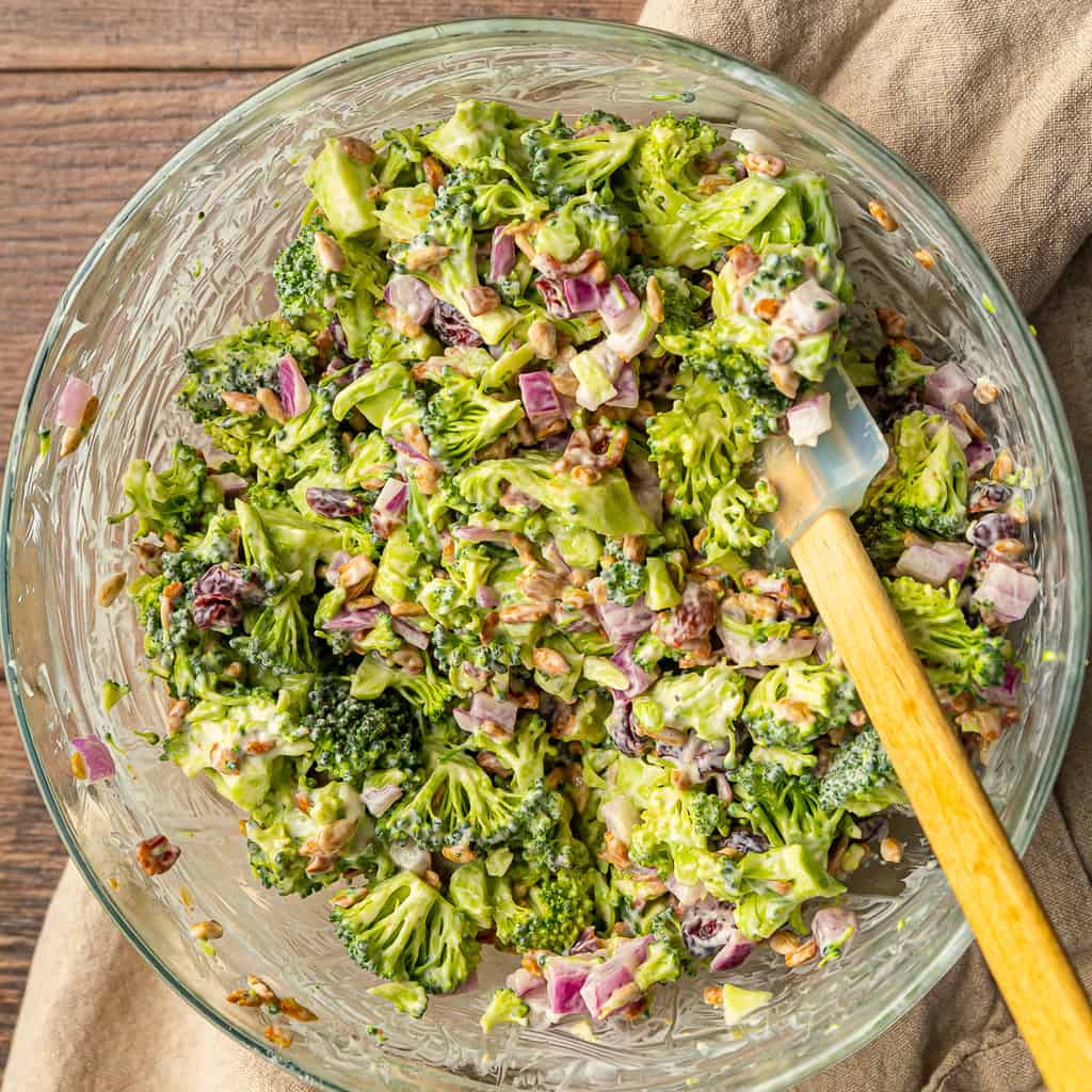 Crunchy Broccoli Salad with Bacon