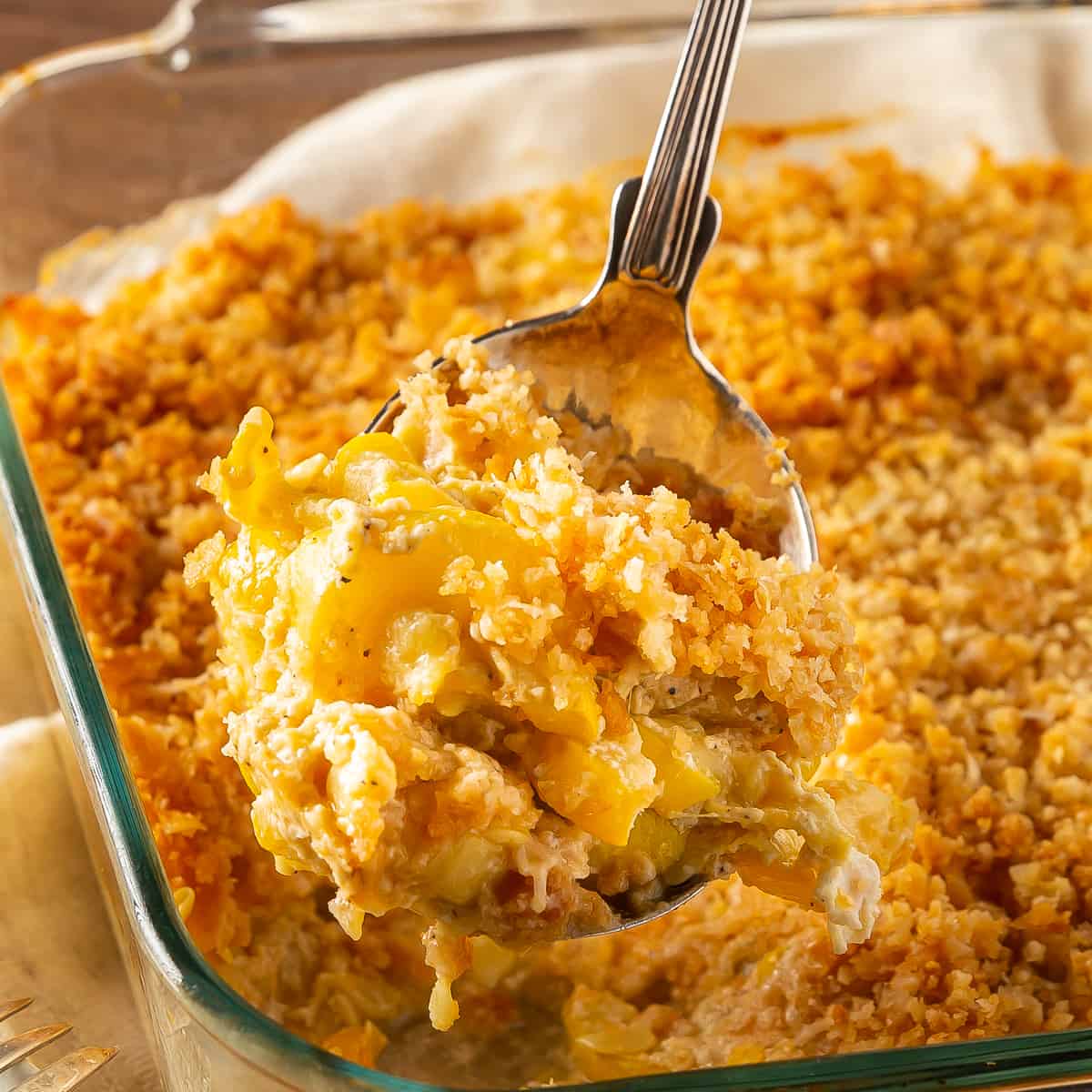 In order to prevent your yellow squash casserole from being watery or thin ...