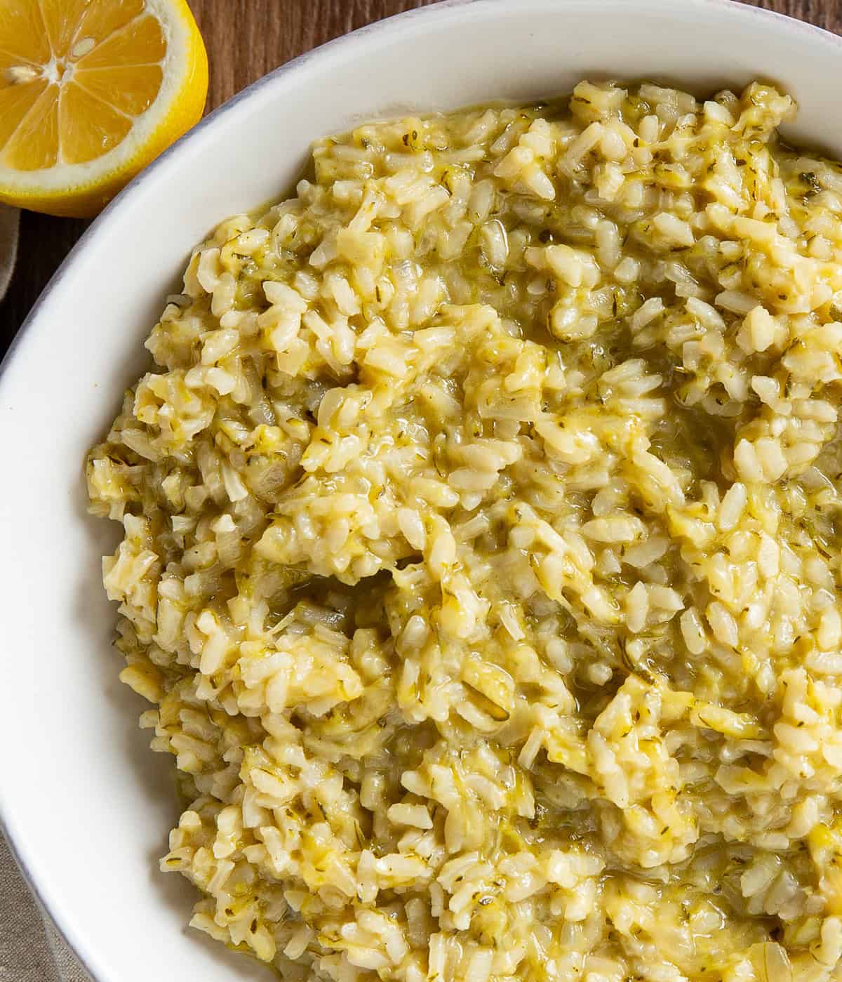 Zucchini Risotto (Risotto con Zucchini) - Basil And Bubbly
